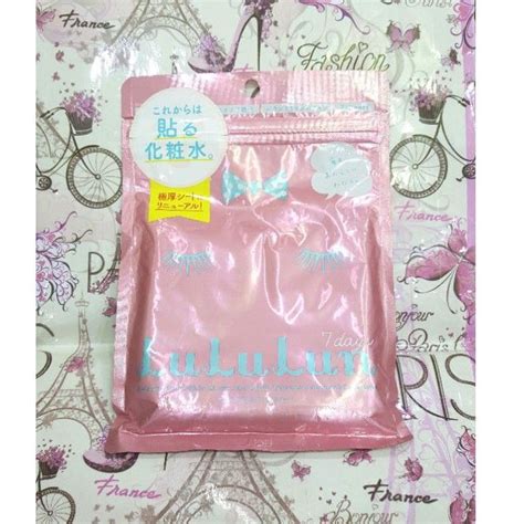 Jual Lululun 7 days Mask Pink isi 7 Lembar | Shopee Indonesia