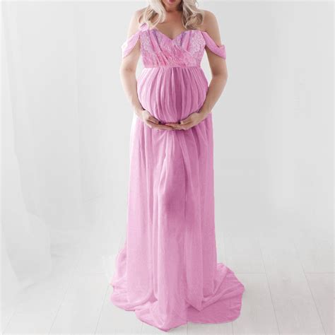 Maternity Photoshoot Dress Maternity Clothes Sexy Maxi Maternity Dress