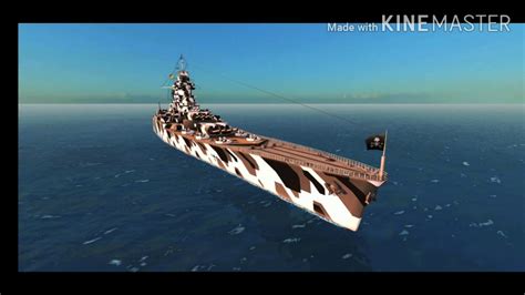 BATTLE OF WARSHIP FS SUPER ALSACE SPECIAL BATTLE WITH GHOST YouTube