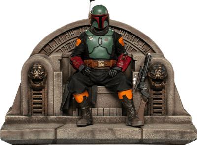 Mandalorian Boba Fett Repaint Armor And Throne Sixth Scale Figure By Hot Toys Boba Fett