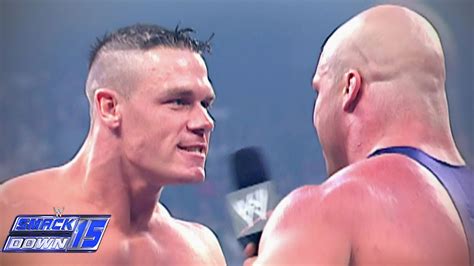 John Cena Makes A Huge Debut Against Kurt Angle Youtube