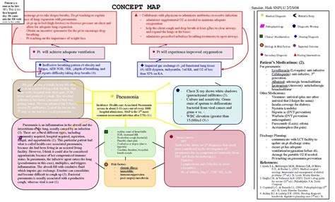 Nursing Pathophysiology Concept Map Template