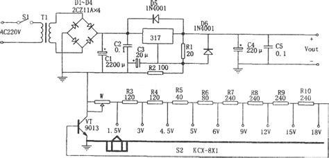 大功率可调稳压电路图 5v稳压电路图 60伏可调电源电路图 大山谷图库