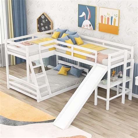 Sydney L Shaped Triple Bunk Bed Atelier Yuwa Ciao Jp