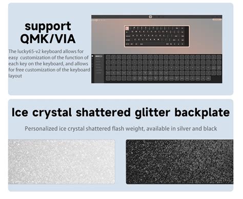 Weikav Lucky V Tri Mode Aluminum Mechanical Keyboard Kit Wireless Hot Swap Rgb Custom