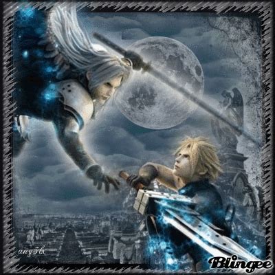 fight between sephiroth and cloud Picture #101320624 | Blingee.com