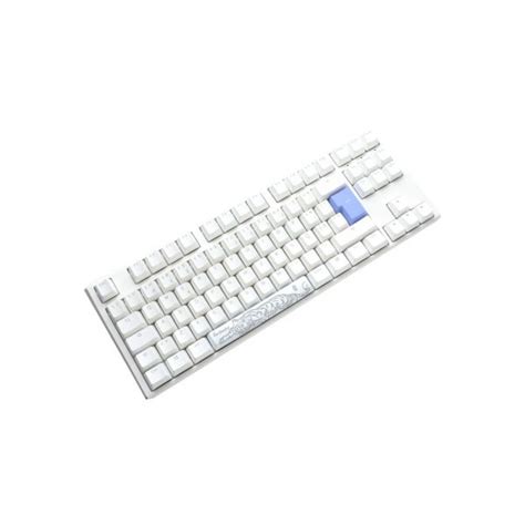 Ducky Teclado One Classic Tkl Pure White Hot Swappable Mx Silent Red Rgb Pbt Mec Nico