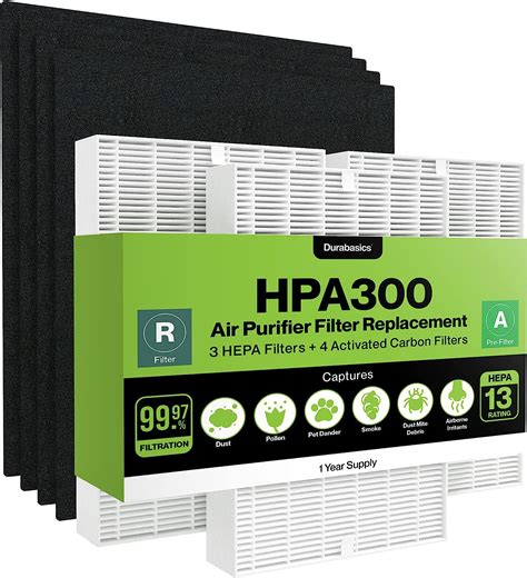 Amazon Durabasics 3 HEPA Filter Set For HPA300 Honeywell Air