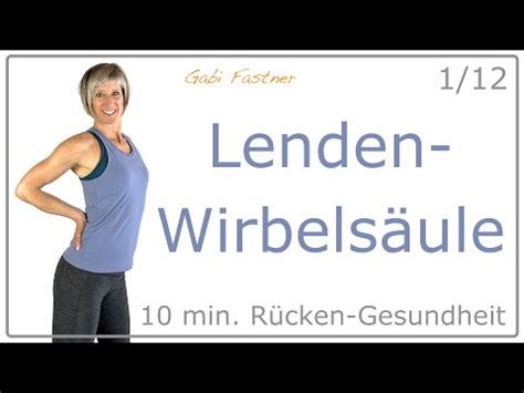 Min Lendenwirbels Ulen Gymnastik Ohne Ger Te Im Stehen