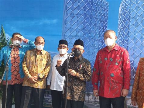 Wapres Resmikan Topping Off Gedung Menara Syariah Republika Online