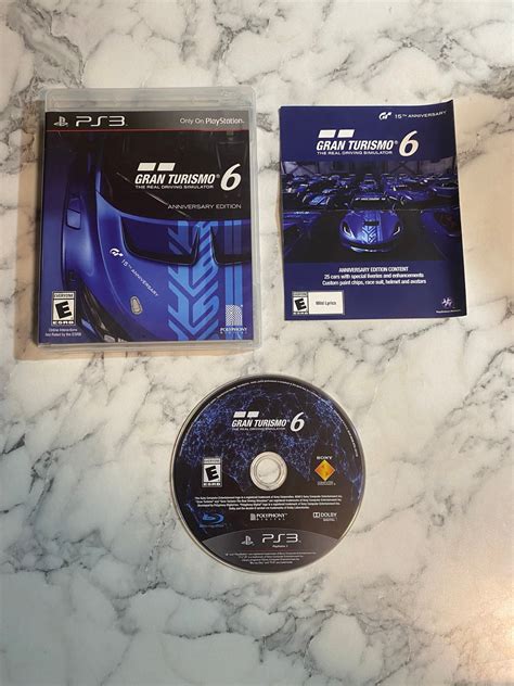 Gran Turismo 6 Anniversary Edition For Playstation 3 Etsy