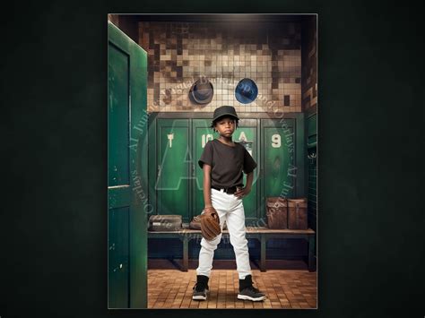 Locker Room Digital Background / Sports Photography / Composite Digital Backdrop / Baseball ...