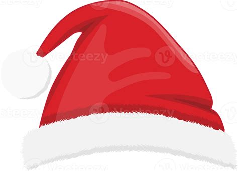 Christmas Hat Or Santa Hat In New Year Holiday Cartoon Design Png