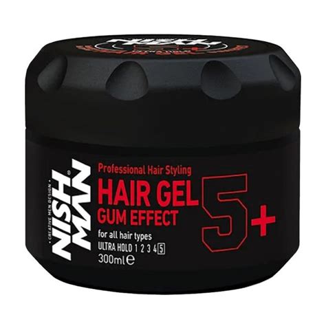 Nishman Hair Gel Gum Effect Ultra Hold 5 10 14 Oz