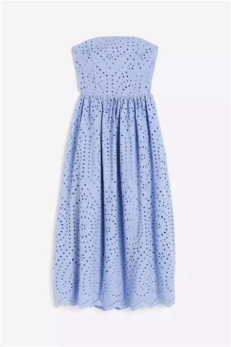 Buy H M Broderie Anglaise Bandeau Dress 2024 Online ZALORA Singapore