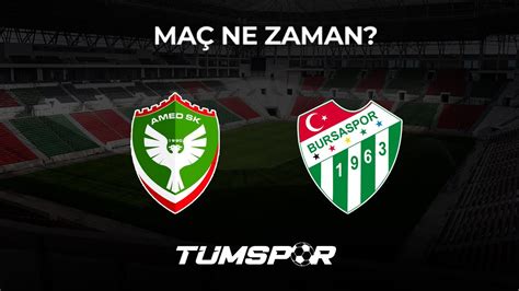 Amedspor Bursaspor maçı ne zaman saat kaçta ve hangi kanalda Maç