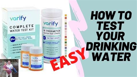 Easy Varify Water Contamination Test Kit How To Diy How Watertest