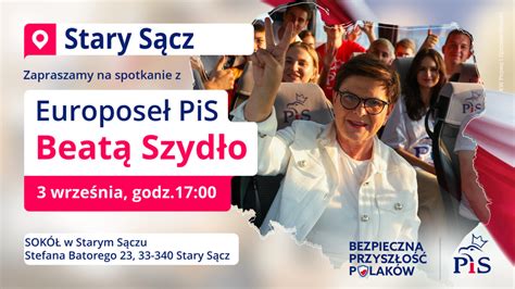 Zmiana Miejsca Spotkania Beata Szyd O Spotka Si Z Mieszka Cami W