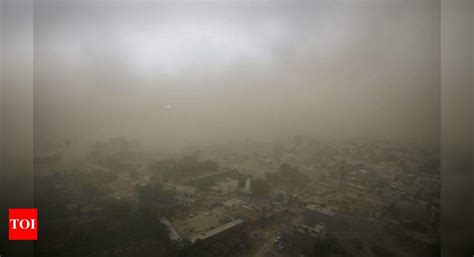 Live Updates Dust Storm Rain Hit Delhi Ncr Flights Diverted The Times Of India