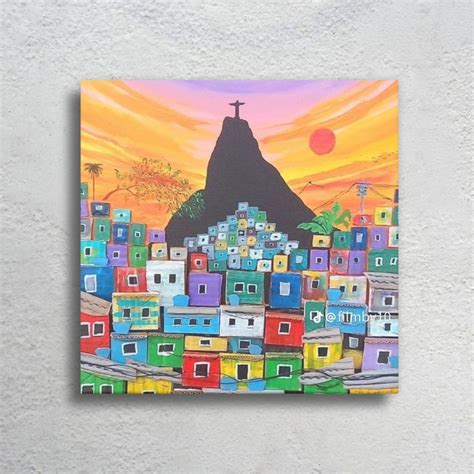 Azulejo Decorativo Favela Cristo Redentor Rj Elo