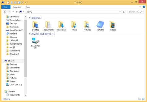 How To Add Custom Folders In This Pc In Windows 81 Or Remove The Defaults