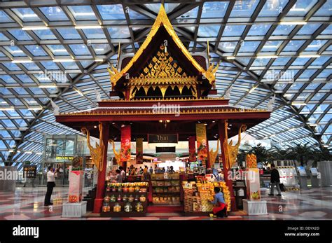 Bangkok International Suvarnabhumi Airport Of Thailand Stock Photo Alamy