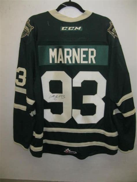 MITCH MARNER SIGNED LONDON KNIGHTS (CCM SEMI) JERSEY - SZ XL