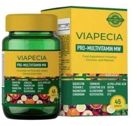 Viapecia Pro-Multivitamin Takviye Edici Gıda 45 Tablet | Dermobu