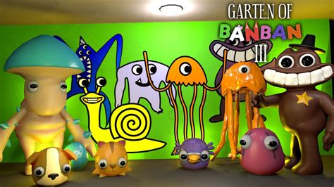 Garten Of BanBan 3 ALL BOSSES FULL Gameplay YouTube