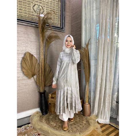 Jual Mdly Baju Wanita Halwa Long Tunik Shopee Indonesia