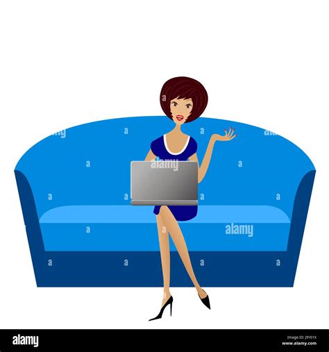 Sofa Personnel Stock Vector Images Alamy