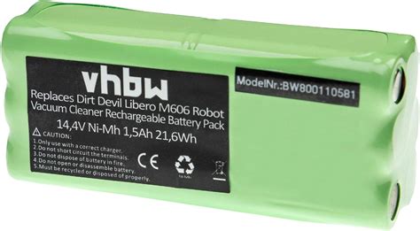 Vhbw Nimh Batterie Mah V Pour Appareil Lectrom Nager