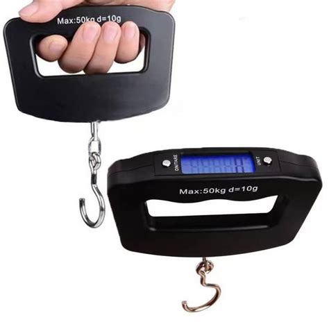 Portable Handheld LCD Electronic Digital Travel Luggage Weighing Scales