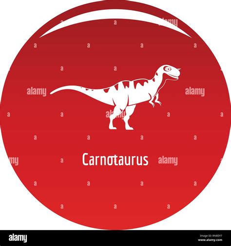 Carnotaurus Icon Simple Illustration Of Carnotaurus Vector Icon For