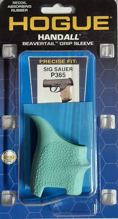 Sig Sauer P365 Handall Beavertail Grip Sleeve Aqua 18704