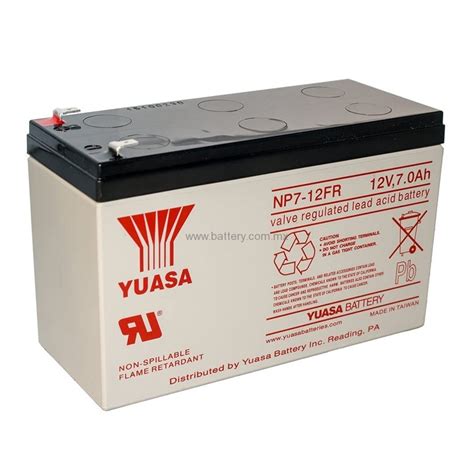 Bateria Yuasa Np Fr V Ah Bater As Para Ups Bater As Para Nobreak