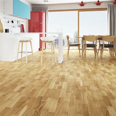 Engineered Parquet Floor Azure Window Molti Barlinek Oak Matte