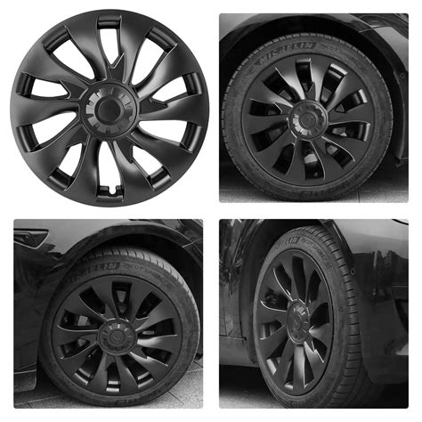 4X Terfulnel 18 Inch Hubcap Fit 2017 2022 Tesla Model 3 Wheel Covers EBay