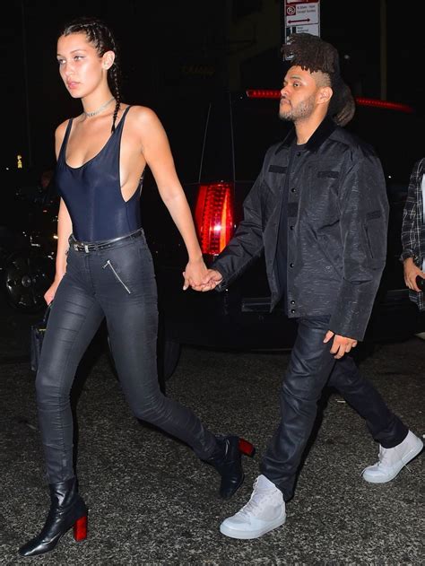 New-Couple Alert: Bella Hadid and the Weeknd Hold Hands in Public for ...