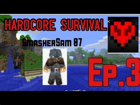 Minecraft Xbox HARDCORE SURVIVAL 3 DIAMONDS YouTube