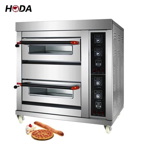 2 Deck Commercial Bread Baking Bakery Gas Oven For Bakery Fish Sale