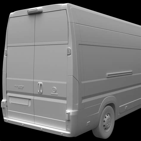 D Fiat Ducato Xlwb Maxi Model Turbosquid