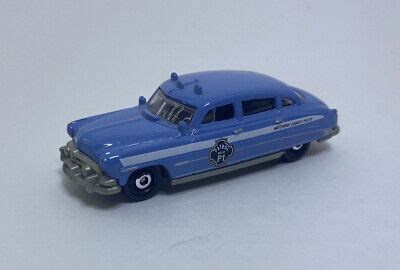 Matchbox Hudson Hornet Police Car Blue Ebay