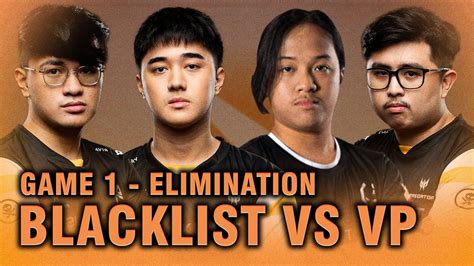 Blacklist Vs Vp Game Cast By Kuku Armel Yowe Jau Elite