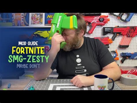 Nerf Fortnite Smg Zesty Mod Guide To Upgrade To A Kg Spring Youtube