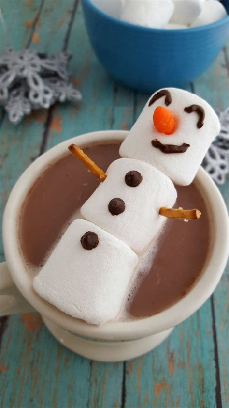 How To Make Marshmallow Snowman For Hot Chocolate