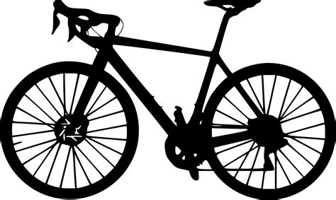 8 Bicycle Silhouette Png Transparent