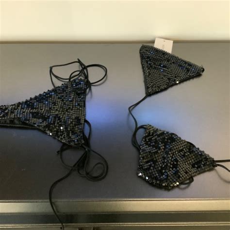 Handmade Swim Bling Gstring Bikini Poshmark