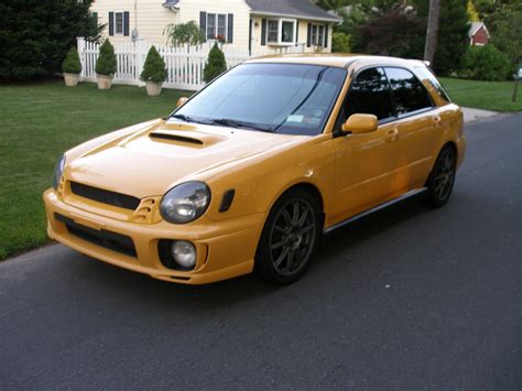 P Subaru Impreza Wrx Sonic Yellow Wagon Power Flickr