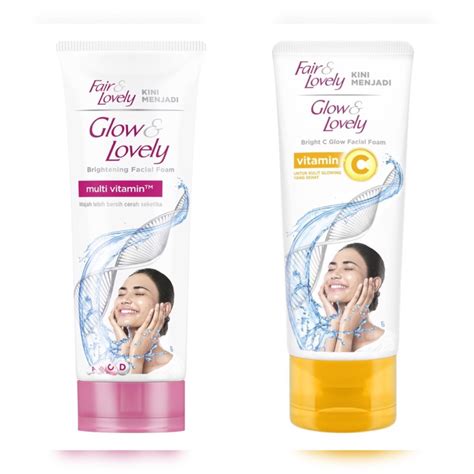 Jual Glow Lovely Facial Foam Bright C Glow Multivitamin Shopee